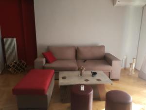 Posezení v ubytování ATHENS RIVIERA SEA VIEW APARTMENT + 32 fotografií
