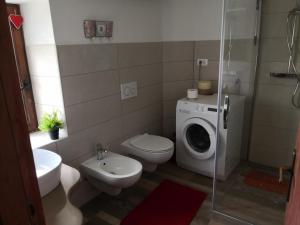 Koupelna v ubytování Casa Romantica