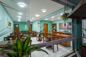 Restaurace v ubytování Pousada Pérola de Ubatuba