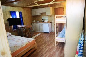 Kuchyň nebo kuchyňský kout v ubytování Atlantic aqua resort