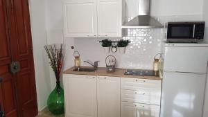 A kitchen or kitchenette at Notti Rosa B&B