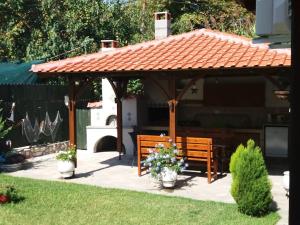 Vonkajšia záhrada v ubytovaní Vourvourou Antonis House