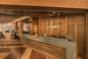 The lobby or reception area at Hotel Villa Magus