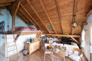 Ένα ή περισσότερα κρεβάτια σε δωμάτιο στο Hotel Zeit & Traum Privat SPA