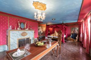 Χώρος καθιστικού στο Hotel Zeit & Traum Privat SPA