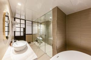 Koupelna v ubytování Brown-Dot Hotel Ulsan-Sincheon