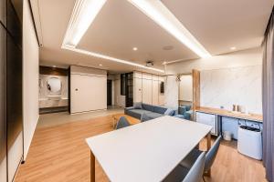 Posezení v ubytování Brown-Dot Hotel Ulsan-Sincheon