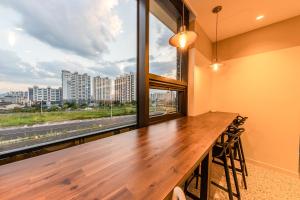 Balkón nebo terasa v ubytování Brown-Dot Hotel Ulsan-Sincheon