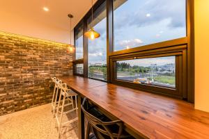 Balkón nebo terasa v ubytování Brown-Dot Hotel Ulsan-Sincheon