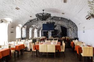 Istumisnurk majutusasutuses Letuchaya Mysh Hotel