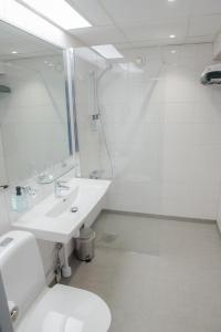 Koupelna v ubytování Hotel Stensson