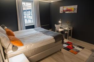 Postel nebo postele na pokoji v ubytování Hotel Stensson