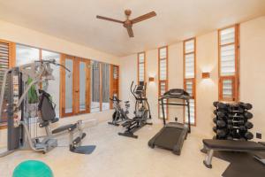 Fitness centrum a/nebo fitness zařízení v ubytování Hotel Ma'xanab Tulum