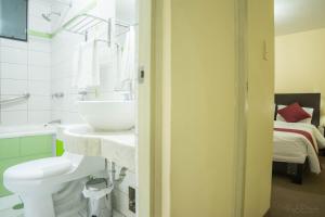 Vonios kambarys apgyvendinimo įstaigoje Apart Hotel Incamin