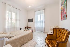 Postel nebo postele na pokoji v ubytování Lia Apartment