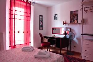 A bed or beds in a room at Il Nido del Canterino