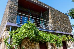 a building with a window and a bunch of vines at Quinta Teoria - Teoria Guest House in Sabrosa