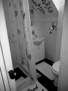 A bathroom at Gardos dupleks
