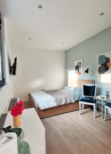 Voodi või voodid majutusasutuse Nana / Sobe & Apartmani toas