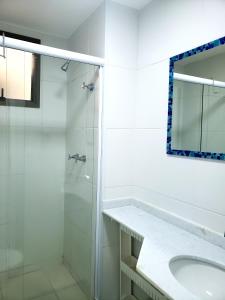 ห้องน้ำของ Aldeia dos reis - Condado - Mangaratiba - Loft 405 bl 3
