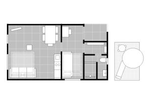 Půdorys ubytování Apartments Madzari - Ciovo - Pool
