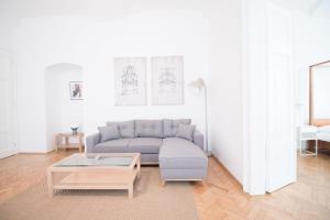 Część wypoczynkowa w obiekcie HeyMi Apartments Stadtpark