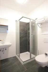 A bathroom at F Hotel 24h Check-In
