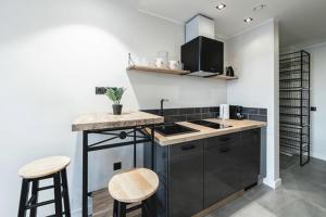 Kuchyň nebo kuchyňský kout v ubytování Baltic Accomodation 3 - Rumbi 4-12