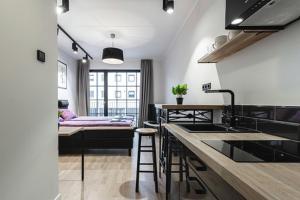 Kuchyň nebo kuchyňský kout v ubytování Baltic Accomodation 3 - Rumbi 4-12