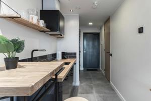 Kuchyň nebo kuchyňský kout v ubytování Baltic Accomodation 3 - Rumbi 4-12