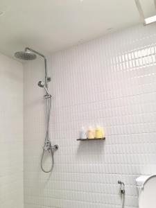 Koupelna v ubytování PierView Rooms