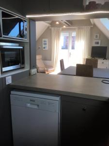 Η κουζίνα ή μικρή κουζίνα στο Iroise Duplex T3 +20 φωτογραφίες