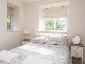 Un pat sau paturi într-o cameră la Cae Gallt