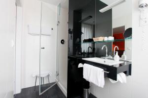 Koupelna v ubytování Hotel Schempp