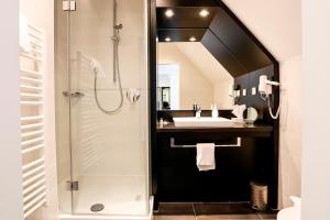 Koupelna v ubytování Hotel Schempp