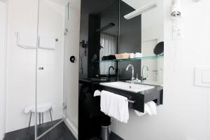 Koupelna v ubytování Hotel Schempp