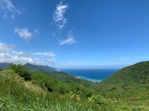 vistas al océano desde una colina en Kin Shui Villa en Shuilian