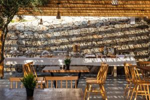 Um restaurante ou outro lugar para comer em Mykonos Drops
