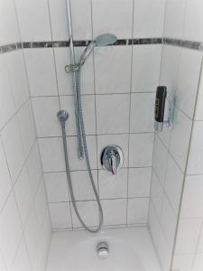 Koupelna v ubytování A&M Hotel Barsinghausen