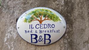 B&B IL CEDRO tanúsítványa, márkajelzése vagy díja