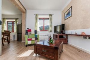 TV a/nebo společenská místnost v ubytování Villa Holiday home Zvecanje