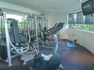 Fitness centrum a/nebo fitness zařízení v ubytování Sirocco 906