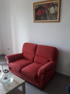 Appartement vue sur mer的休息区