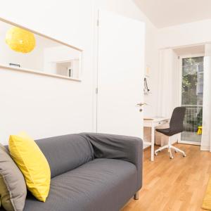 Część wypoczynkowa w obiekcie Prater Balcony Suite