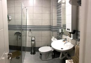 Koupelna v ubytování Apartman Bondi