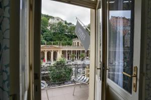 Balkón alebo terasa v ubytovaní ASTORIA Hotel & Medical Spa
