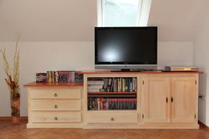 TV a/nebo společenská místnost v ubytování Apartment Pri Leju