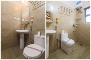 Koupelna v ubytování Hotel Gulmohar Grand