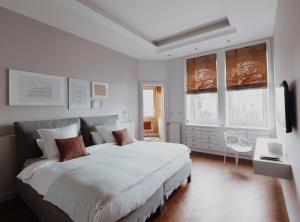 Postel nebo postele na pokoji v ubytování La Villa Guy & Spa - Teritoria