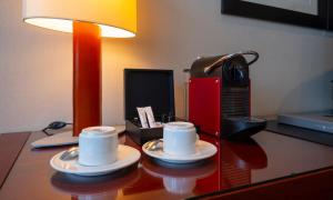 Coffee and tea making facilities at Gran Hotel Attica21 Las Rozas